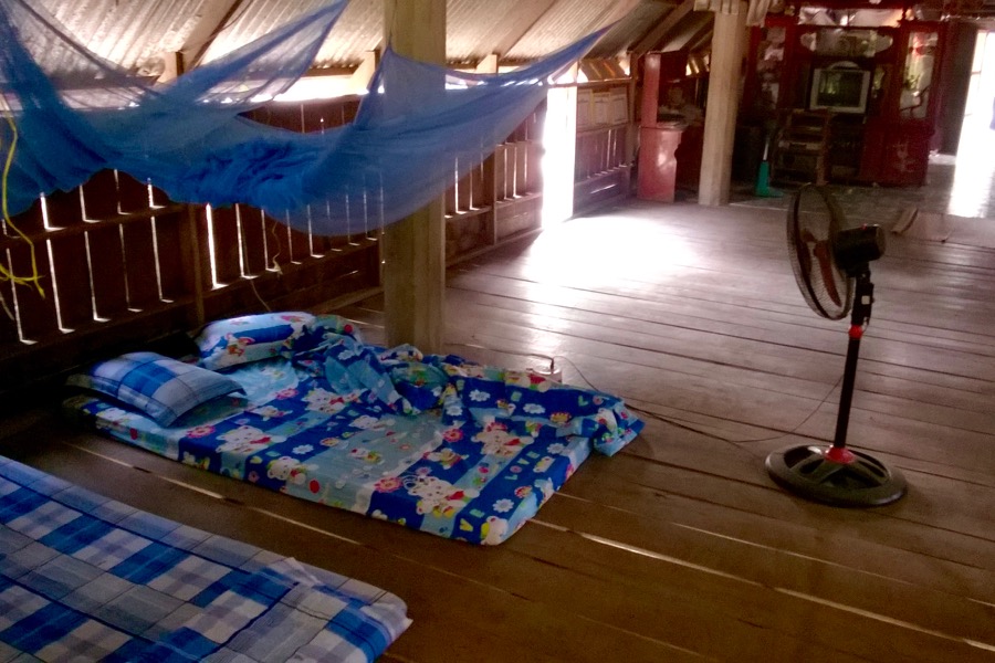 traditional longhouse from the inside